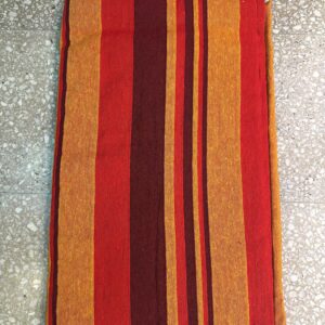 Manta kerala Bordo naranja y roja