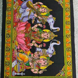 Tapiz trinidad (Lakshmi, Ganesha y Saraswati)