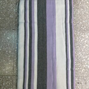 Manta kerala Lila gris y blanco