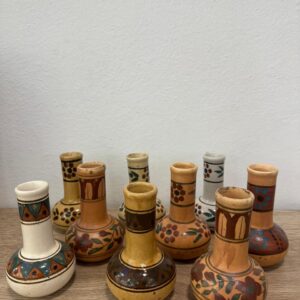 Florero / Portavela de ceramica